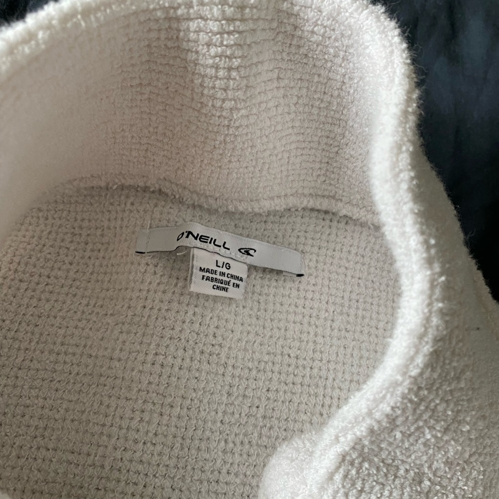 O’Neil Oversized Cotton Terry Tunic Sweater - Picture 4 of 15